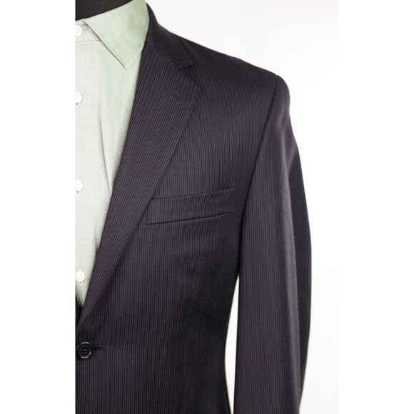 JOE JOSEPH ABBOUD Blazer Black Jacket 100% Wool Sport coat 38 Regular - Picture 5 of 11